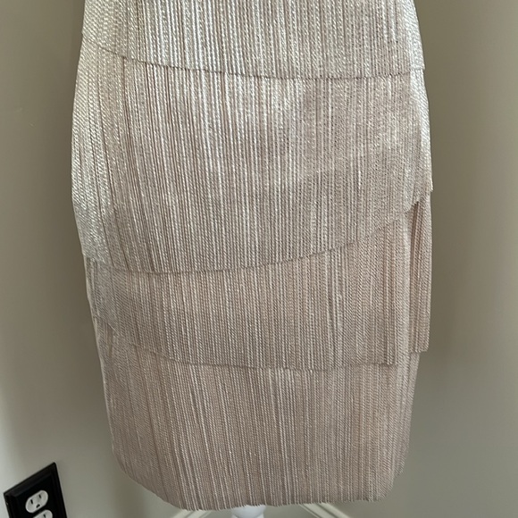 Alex Marie Elegant Gold Sleeveless Dress - Picture 7 of 15